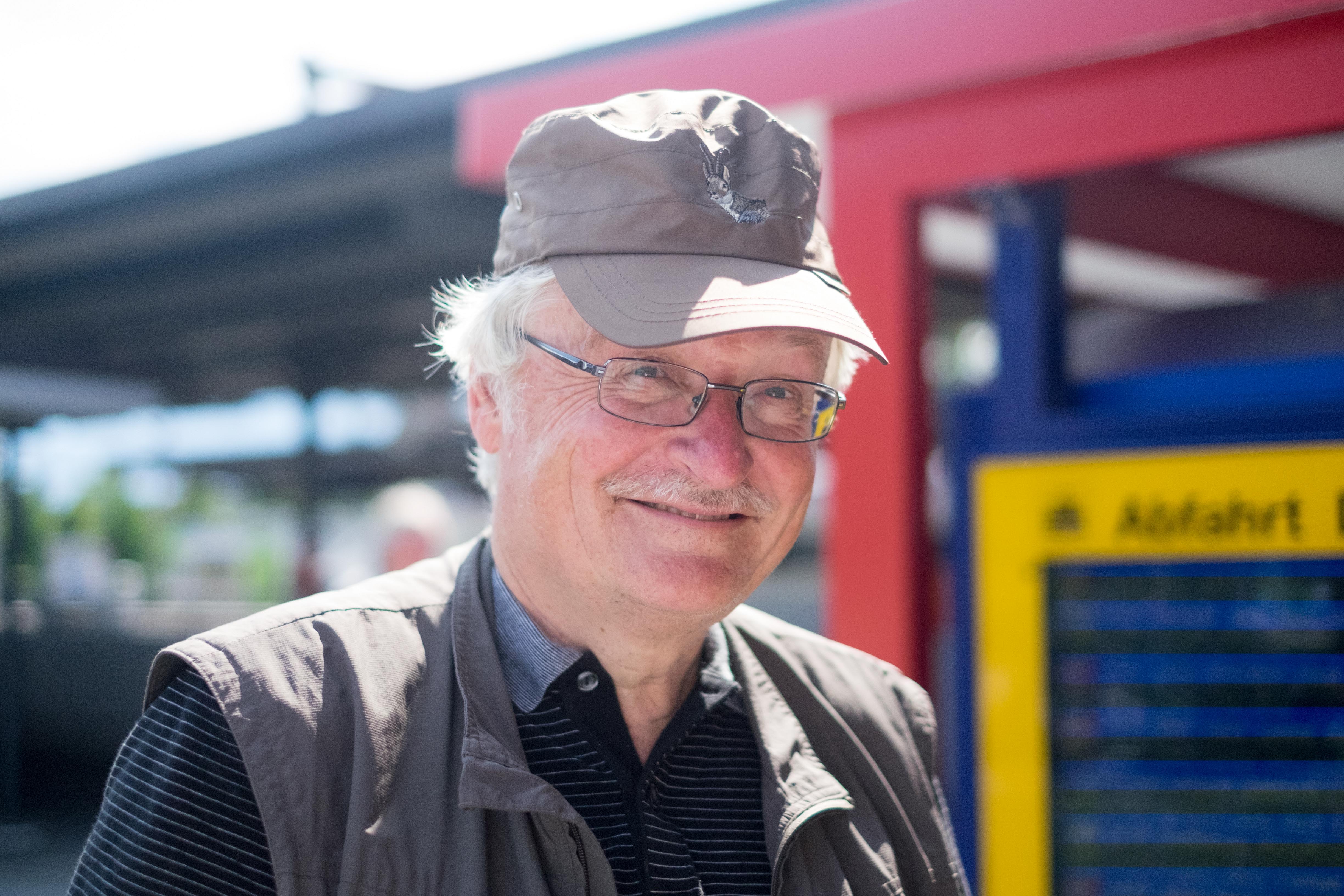 Einer der Reisenden: René Mathys. – Bild: Robin Glauser