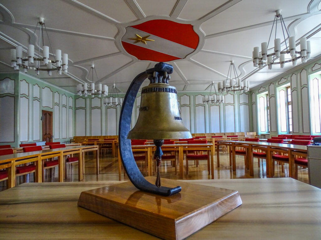 Entscheidungsträger Raphael Lanz, Rathaussaal